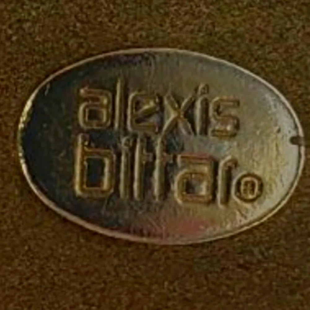 Alexis Bittar Champagne Lucite and Crystal Drop Earrings - Picture 9 of 10